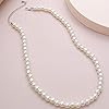Imitation Pearl Necklace for Women | Vintage Beaded Pearl Choker for Everyday Wear, Fancy Dress, Wedding Brides Jewellery, Costume Jewellery, one size (DV0123) #1