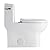 Sarlai One Piece Toilet - Elongated Tall Comfort Height Single Flush White Ceramic Bathroom Toilet with Soft Seat, Concealed Trapway, 12" Rough In, Wax Ring Included
