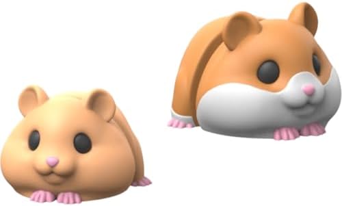 Hamster Collectible Figurine - Detailed Desk Decor for Unique Gifts and Home Display - 3D Printed in Canada image 4
