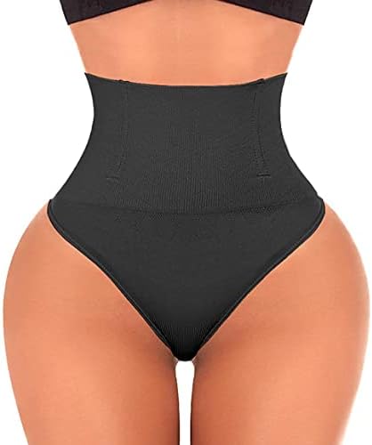 Jenbou Thong Shapewear Tummy Control Panties Body Shaper for Women Butt Lifter Waist Trainer Seamless Slimmer Panty