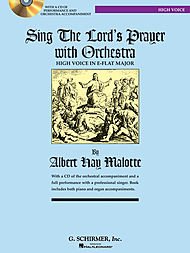 Sheet music Sing The Lord's Prayer with Orchestra - High Voice Book