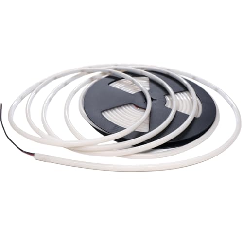 Biantie La 24V COB LED Strip Light, IP67 Waterproof Neon Rope, 480 LEDs/m CRI...