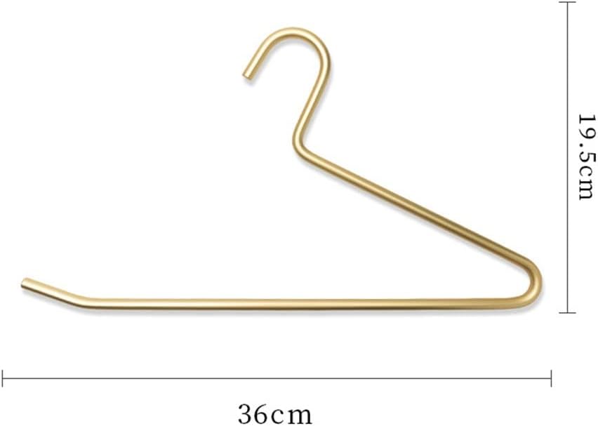 JSEIAJB 5pcs Non-Slip Metal Shirt Trouser Hook Hanger Coat Hanger Clothes Rack Ended Pant Storage Wardrobe Organzier(D)