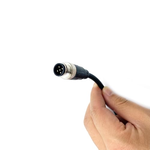 Cable conector M12 5 pines macho 2 metros miniatura 6