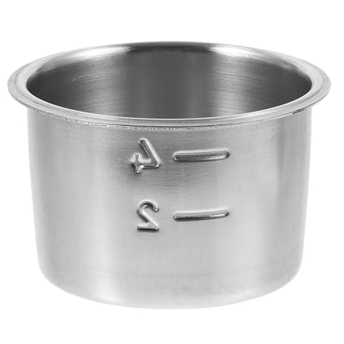 Gadpiparty Cesta de Filtro de Café de 51 Mm para Máquina de Espresso, Acero Inoxidable, Filtro Múltiples Agujeros, Taza Coladora para 4 Tazas, Reutilizable, Uso Doméstico y Profesional