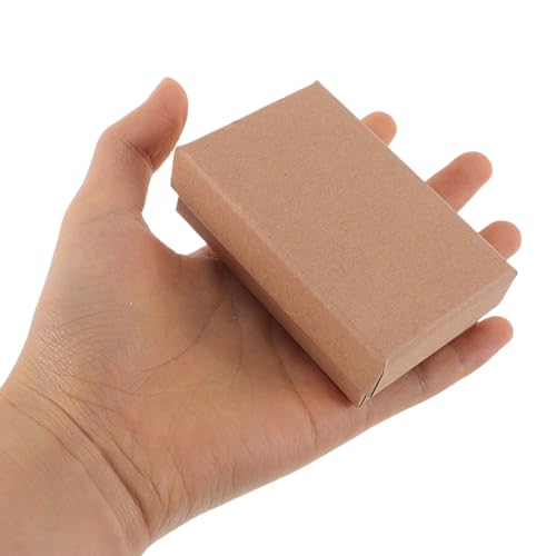 Boîtes à bijoux pour bagues évitant les rayures coffrets rectangulaires en papier - 4