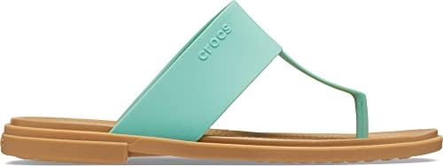 Crocs Women's Tulum Flip Flops, Jade Stone, Numeric_5 | Image 4