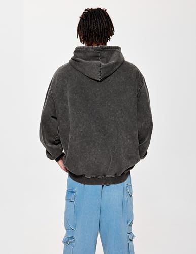 Vamtac Lightning Graphic Hoodies for Men Oversized Unisex Wash Hoodie Y2k Vintage Pullover Hooded Sweatshirt
