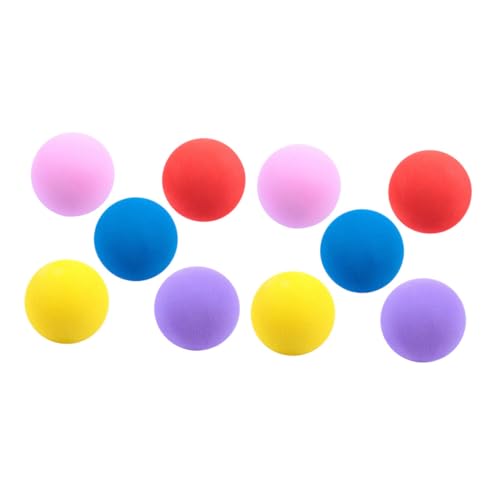 WRITWAA 10個 室内用ソフトゴルフ練習ボール 軽量フォーム素材で や初心者向け繰り返し使用可能なトレーニングボール アア ランダムカラー