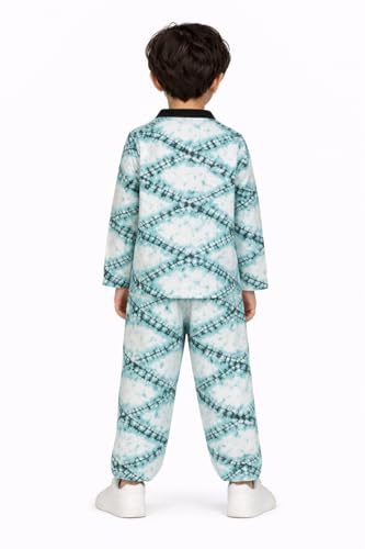 Image of 3BROS BodySuit /Dress for Boys /Girls Full Pajama & Casual Full Sleeves Night Suit Top Combo Kids Set