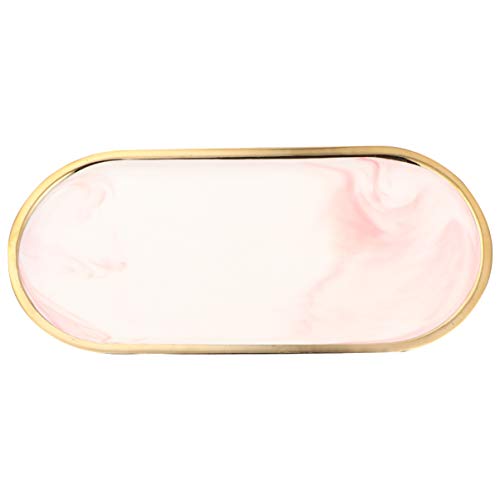 1 plateau à bijoux en céramique, assiette à sushi, plateau à boissons, plat à bijoux, plat à boucles d'oreilles, cosmétiques, plateau à bijoux, porte-assiette à bijoux, plateau à nourriture en céramiq