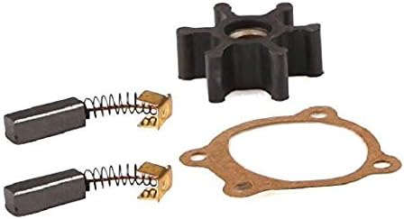 Utility Pump Replacement Carbon Brushes,Impeller,Shaft Seal Part for Trupow Water Transfer pump PAS-30A 1 Set
