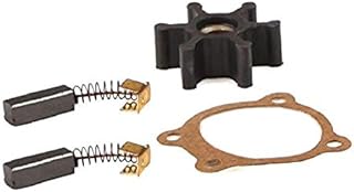 Utility Pump Replacement Carbon Brushes,Impeller,Shaft Seal Part for Trupow Water Transfer pump PAS-30A (1 Set)