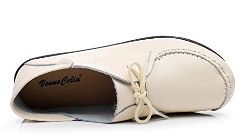 Image of VenusCelia Women's Breathable Comfort Walking Office Flat Loafer