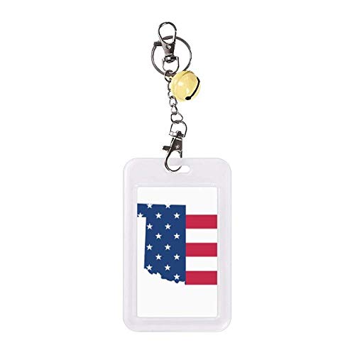 Badge Oklahoma USA et étui carte de crédit jaune cloche