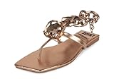 Jeffrey Campbell RING-ON-IT WOMEN SANDAL Rose Gold Combo 6
