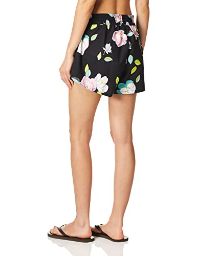 Kanu Surf Women's Standard Stretch Upf 50+ Active Swim And Workout Boardshort, Darren Black Floral, 2 #TOP6