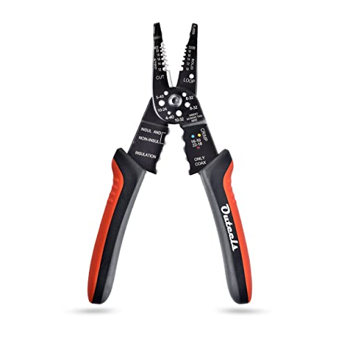Outeels Wire Stripper 8 Inch - Professional Wire Stripper Tool/Wire Cutter, Wire Crimper, Wire Stripper And Cutter With Multi-Function - Pack 1 #TOP7
