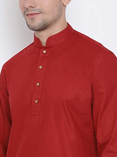 Image of Royal Kurta Mens Cotton Long Kurta Pyjama Set