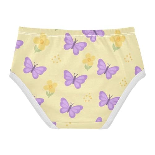 Girls' Underwear Flowers Floral Butterfly Toddle Brief Panties 2-8 Years 203005932
