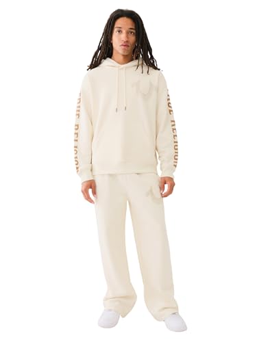 True Religion Baggy Sweatpant Pantalon Jogger Large Clouté en Coton pour Homme