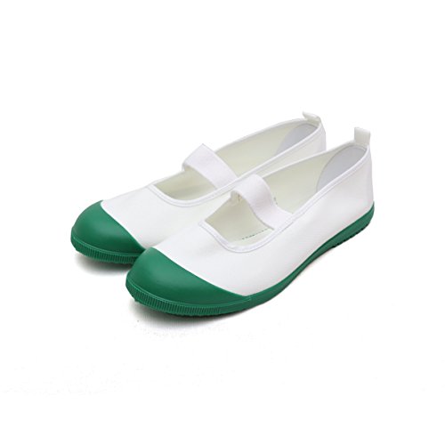 上履き 上靴 ムーンスター スクールメドレー 子供 男の子 女の子 大人 幼稚園 学校 日本製 (20.0cm, グリーン)