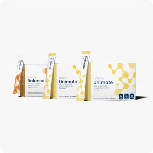 UNICITY Feel Great System Natural—Feel Great Pack with Balance Natural Orange and UNIMATE Lemon Ginger (30-day supply)