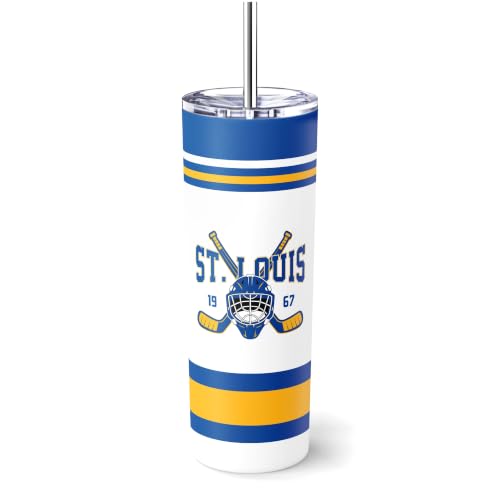 Image of ANTKING St. Louis Tumbler 20oz Travel Mug Custom Name Number Gifts | Stainless Steel Insulated Coffee Cup for Men Women