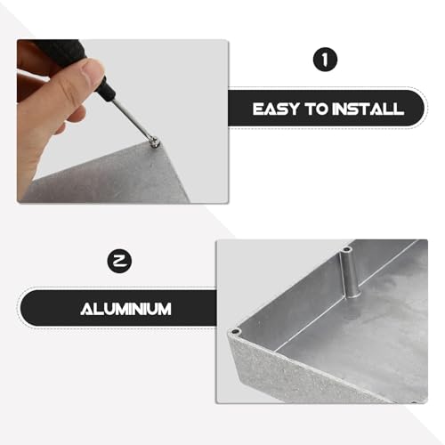 Boîtier de pédale aluminium coulée durable comme boîtier de remplacement - 3