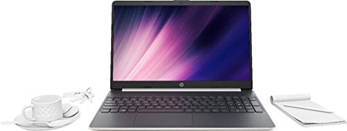 HP 15.6 Inch Touch Screen Laptop 256GB SSD ( 8th Gen i5-8265U, 12GB RAM, UHD 620 Graphics) Natural Silver - Thumbnail 5