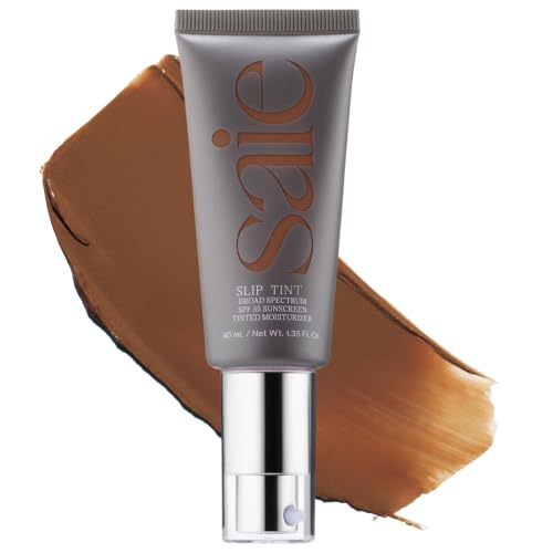 Saie Slip Tint Tinted Sunscreen for Face, SPF 35, Nine (1.35 oz)
