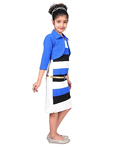 Image of Sky Heights Girl's Cotton Blend Pencil Knee-Length Dress