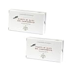 Selezione di Franco® | Filetti di Alici del Mar Cantabrico in Olio di Oliva | Acciughe del Mar Cantabrico Lavorate a Mano | Cuzziol® Acciughe Cantabrico - 2 Lattine (Netto 2 x 70 Gr)