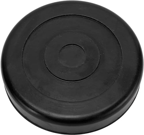 Image of Round Rubber Lift Arm Pads 4 Pack Compatible with BendPak or Danmar Lift Hoist Crane Pads