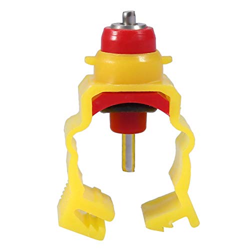 Automatic Chicken Waterer Feeder, 20PCS Capezzolo Distributore di Bevande per Pollame Abbeveratoi for Anatre, Oche, Quaglia, Hen, Turkeys (20 mm Tube) - immagine 6
