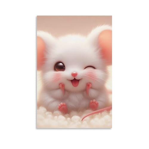 Image sur toile souris mignonne winking pour déco salon et chambre