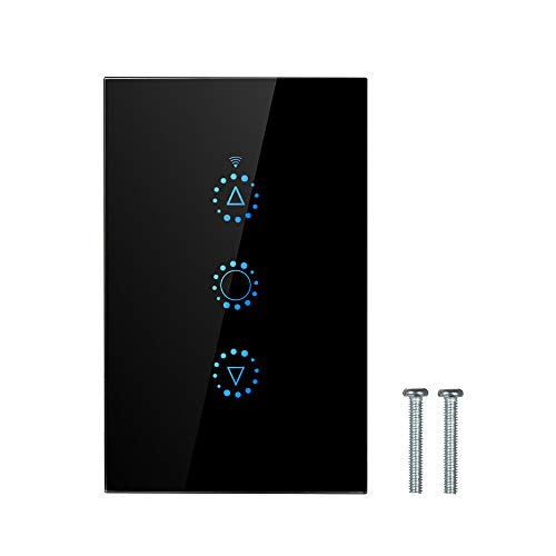 Interruptor Inteligente Wi-Fi Dimmer Touch Switch com Controle de voz Compatível com Alexa/Google Ho