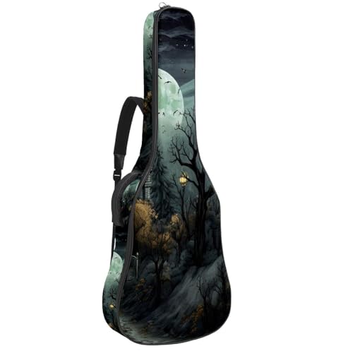 Housse pour guitare électrique de 101,6 cm en Oxford premium étanche motif château