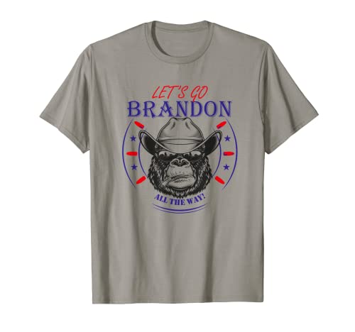 Let's Go Brandon Joe Biden Chant Impeach Biden USA Bandiera Maglietta