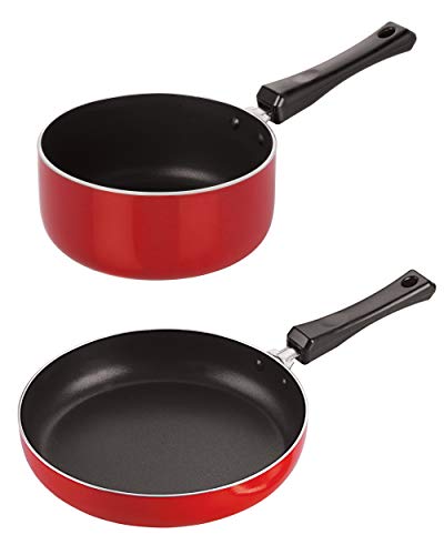 Image of Nirlon Aluminium nonstick Cooking Set of 2 Pieces Combo Offers |SP(B) FP26