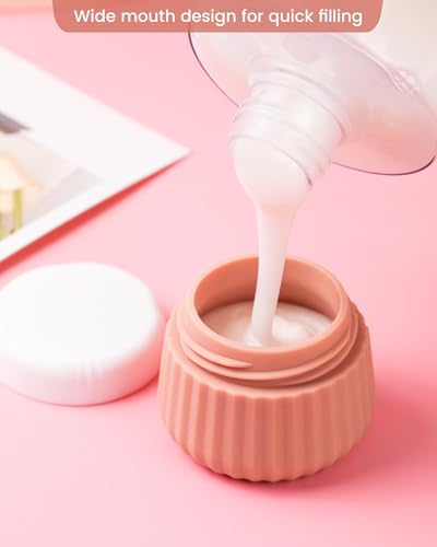 image for Mrsdry Travel Containers for Toiletries 4 Pack, TSA Approved Travel Si