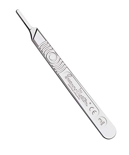 Swann Morton Standard Scalpel Handles, No.3 No.3L, No.4, No.4L, No.5B, No.7, No.9, No.B3, No.B3L, Made in UK (No.3)