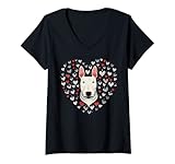Photo Gallery donna bull terrier amore cuore san valentino su bull terrier lover maglietta con collo a v Photo Gallery donna bull terrier amore cuore san valentino su bull terrier lover maglietta con collo a v