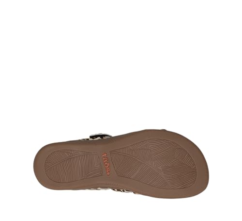Image of Taos Double U Premium Leather Women's Sandal - Stylish Adjustable Strap Design with Arch Support, Cooling Gel Padding for All-Day Enjoyment and Walking Comfort