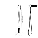 SKISUNO 16pcs -Lost Cane Wrist Strap Comfortable and Secure Elderly Walking Stick Lanyard Cane Accessories for Outdoor Use
