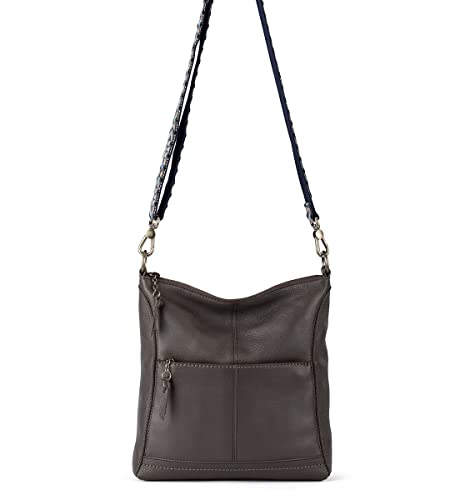 Image of The Sak Lucia Leather Crossbody Purse - Premium Leather Women's Handbag for Everyday & Travel - Cross Body Bag With Zipper