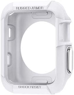 Apple Watch case Series 5, Series 4, Compatible Apple Watch case 44mm,Shock-Proof and Shatter-Resistant Protector Bumper iwatch case Compatible Apple Watch Series 5/4 44mm (White, 44mm)
