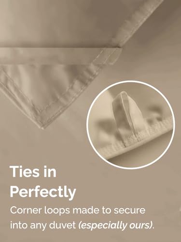 Image of Comforter King Size - Down Alternative Duvet Insert - Cream, 102 inch x 90 inch