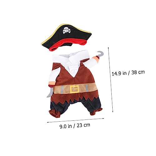Disfraz para perro y gato Pirate talla XL Toddmomy miniatura 7
