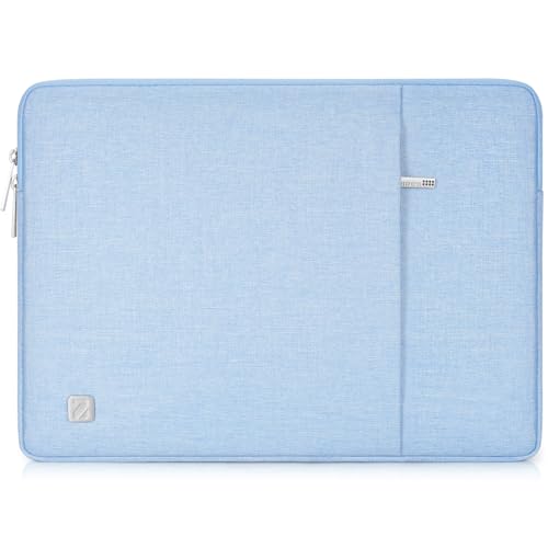 Housse de protection pour MacBook Air M4 haut de gamme, étui bleu clair Dell XPS 13 élégant